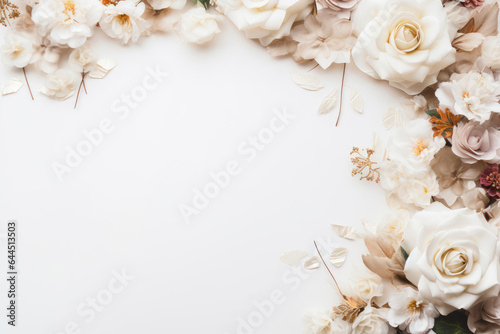 Wedding frame with copy space