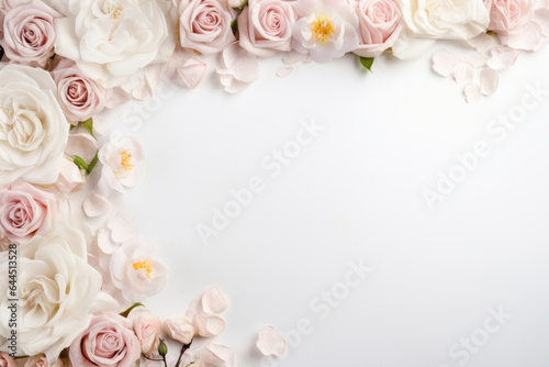 Wedding frame with copy space