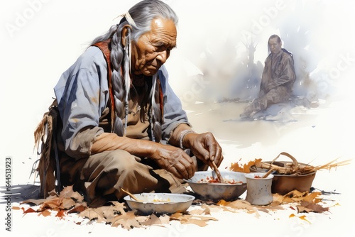 person in the desert