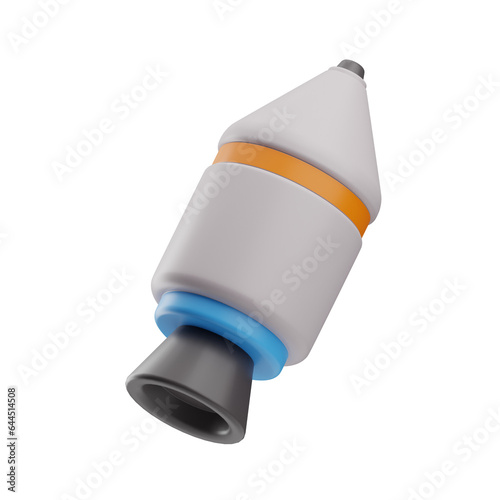 space technology apollo space illustration 3d