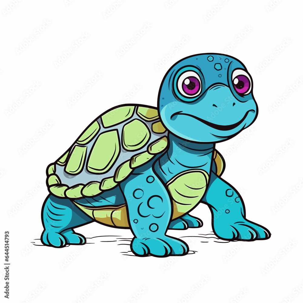 Fototapeta premium turtle cartoon