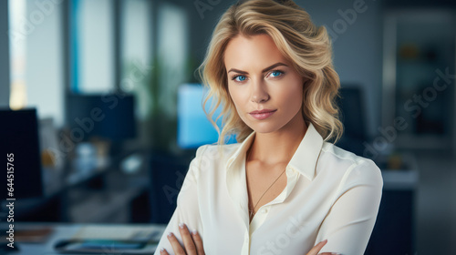 Portrait of a Businesswoman in the Office Free Download Portrait of a Businesswoman in the Office - GFXLoad