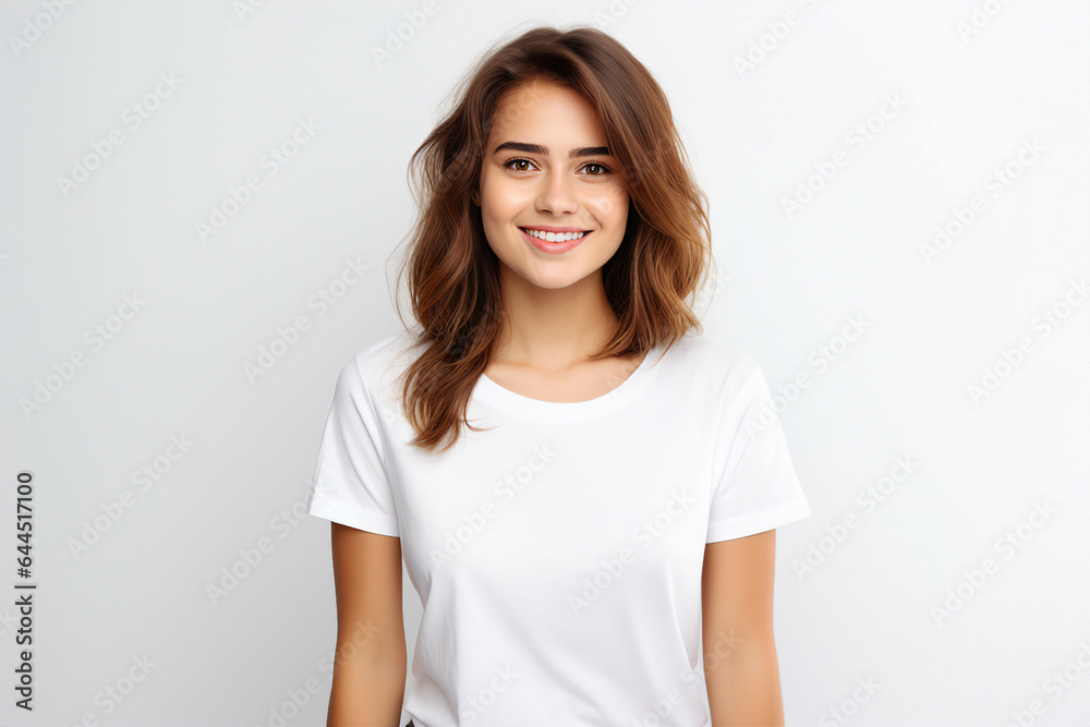 Woman portrait made with Generative AI technology Woman portrait made with Generative AI technology