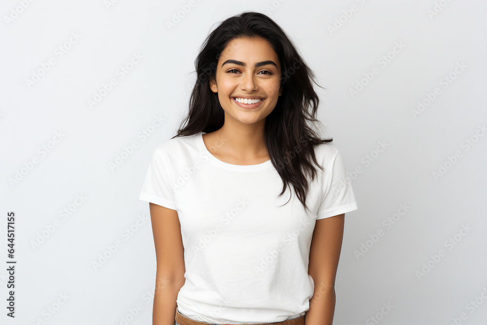 Woman portrait made with Generative AI technology Woman portrait made with Generative AI technology