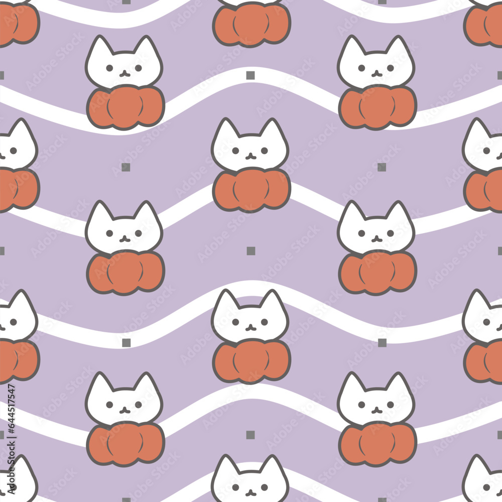 Obraz premium seamless pattern with cats