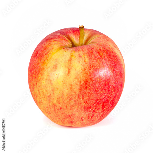 Red apple isolated on white background. Fruit