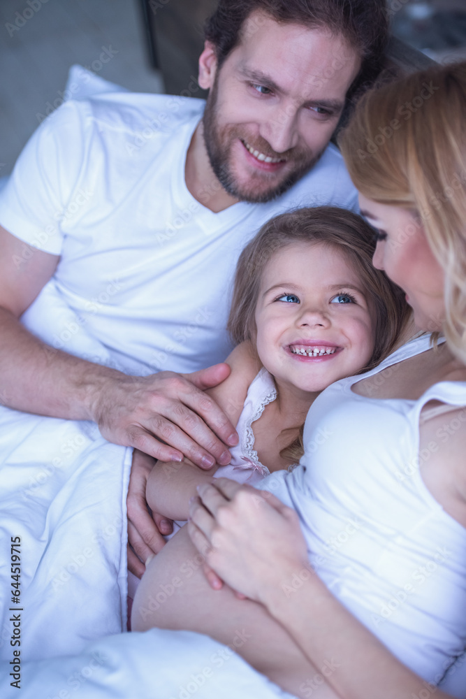Happy family waiting for baby Happy family waiting for baby