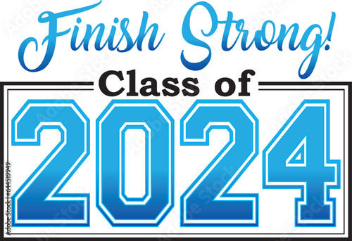 2024 finish strong blue