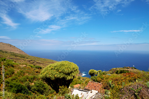 Landschaft im Bereich Las Tricias im Nordwesten von La Palma.