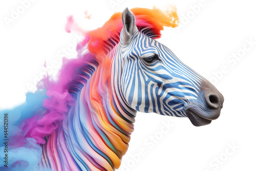 Zebra colourful