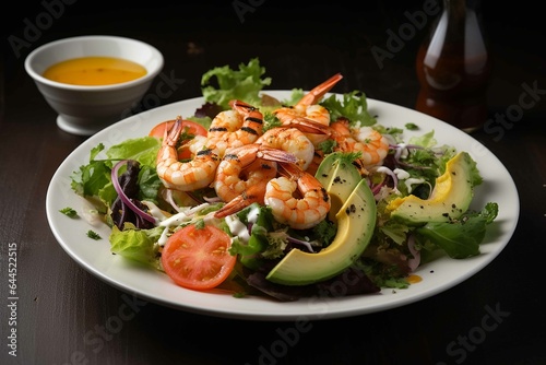 Grilled Shrimp Salad with Citrus Dressing