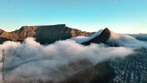 Aerial view of Signal Hill, Cape Town, South Africa.