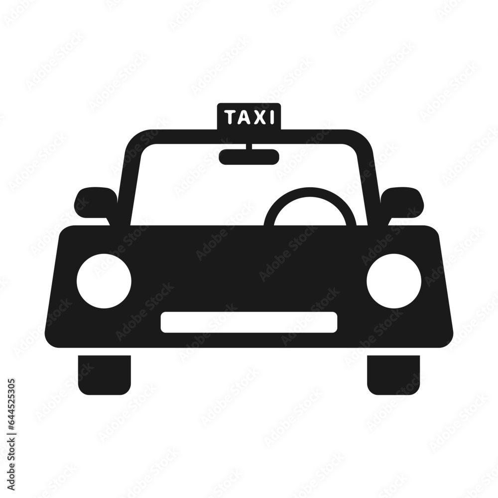 Taxi icon. Illustration