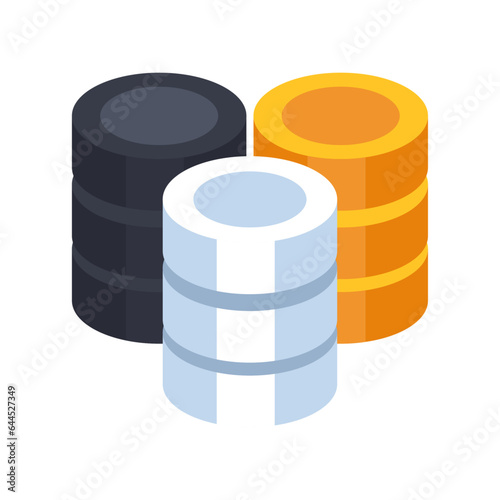 database server icon vector illustration