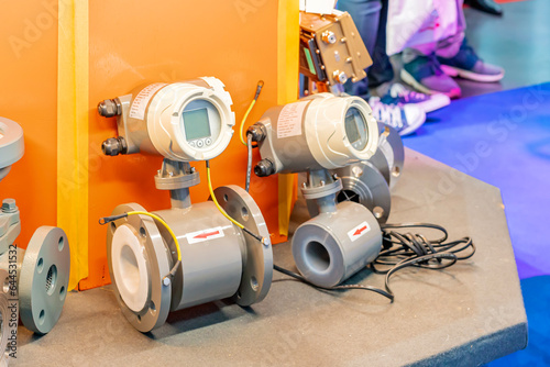 Digital electromagnetic flow meter for chemical petroleum water or liquid in industrial or other application use