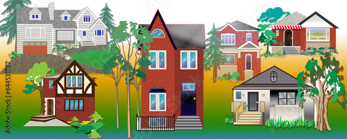 residential houses 