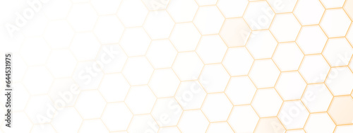 abstract white hexagon background design a white honeycomb grid pattern. . geometric background.