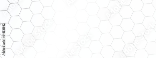 abstract white hexagon background design a white honeycomb grid pattern. . geometric background.