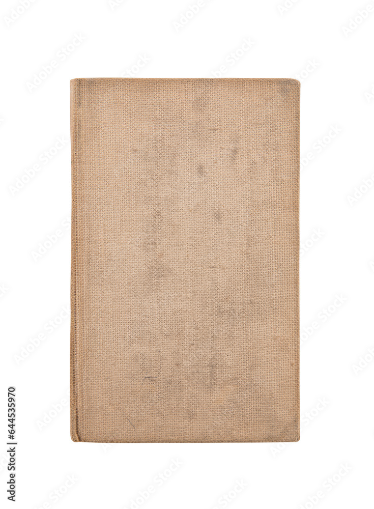 Old book cover isolated on white background with clipping path Old book cover isolated on white background with clipping path