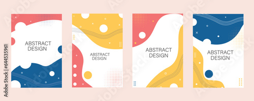 creative cover design. Social media banner template. Editable mockups for stories, posts, blogs, sales and promotions. Abstract modern colored shapes, line art background design for web and mobile app