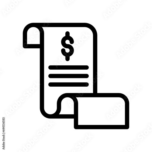 bill line icon
