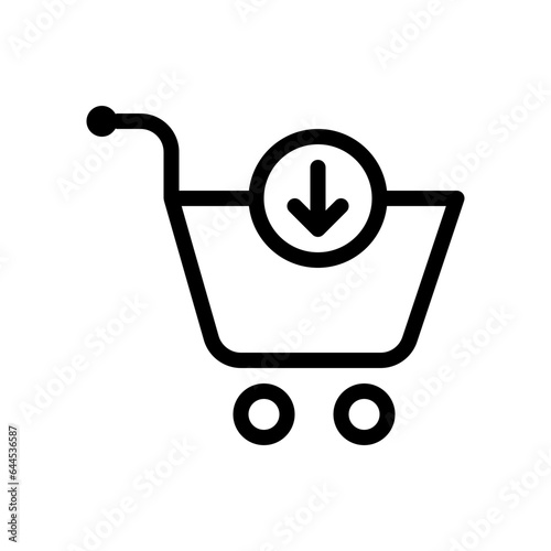 add to cart line icon