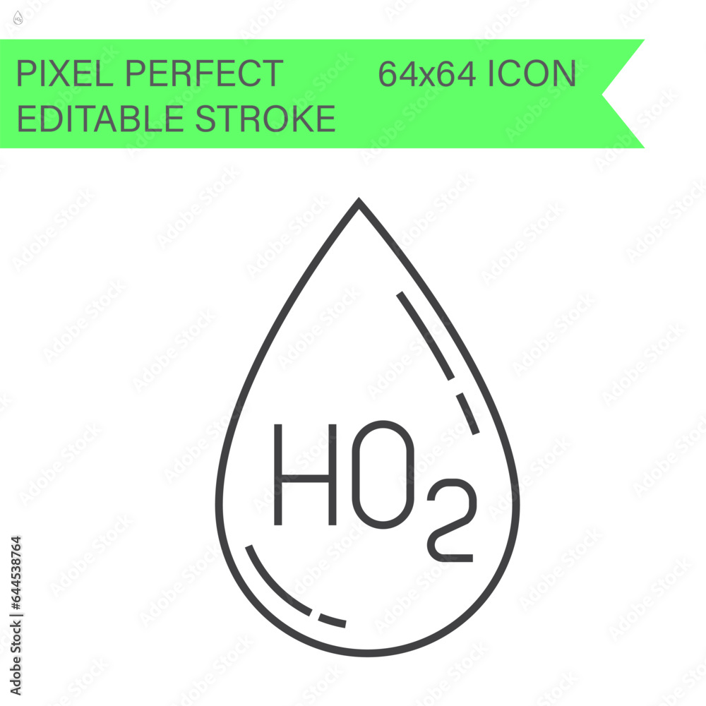 Water drop H2O. ecology icons .Editable Stroke. 64x64 Pixel Perfect. Water drop H2O. ecology icons .Editable Stroke. 64x64 Pixel Perfect.