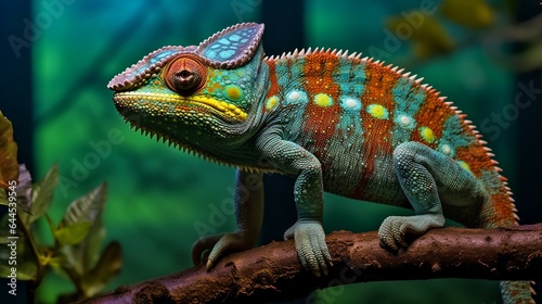 Chameleon Color Palette Inspiration generated by AI © Karol