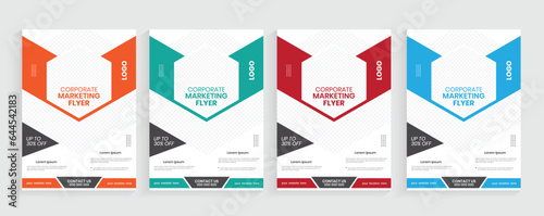 Corporate agency business a4 flier case study, business one folded trendy best adviser handout, minimal style newest modern a4 flyer and leaflet layout