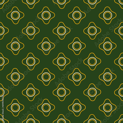 Seamless geometric pattern. Art deco style golden print pattern. Vector print for fabric background	

