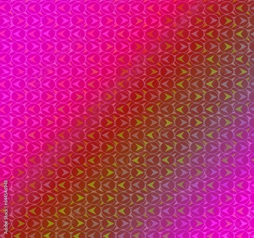 Pink color abstract colorful background with circles