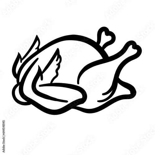 illustration of a Fried chicken