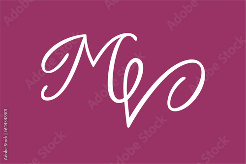 MV Letter Logo