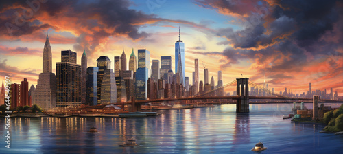 New York City skyline 