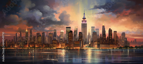 New York City skyline 