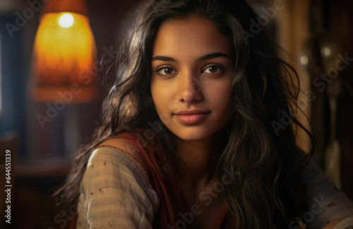 Closeup of a young Indian woman © JuanM