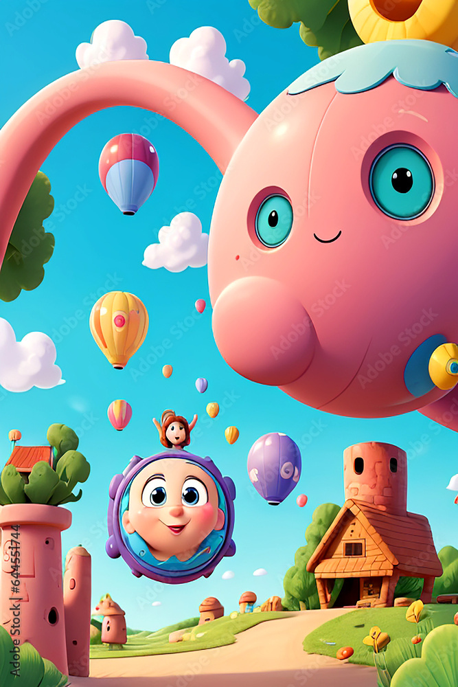 Obraz premium Dreamlike seascape, oil painting