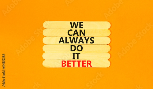 Εκτύπωση καμβά We make it better symbol