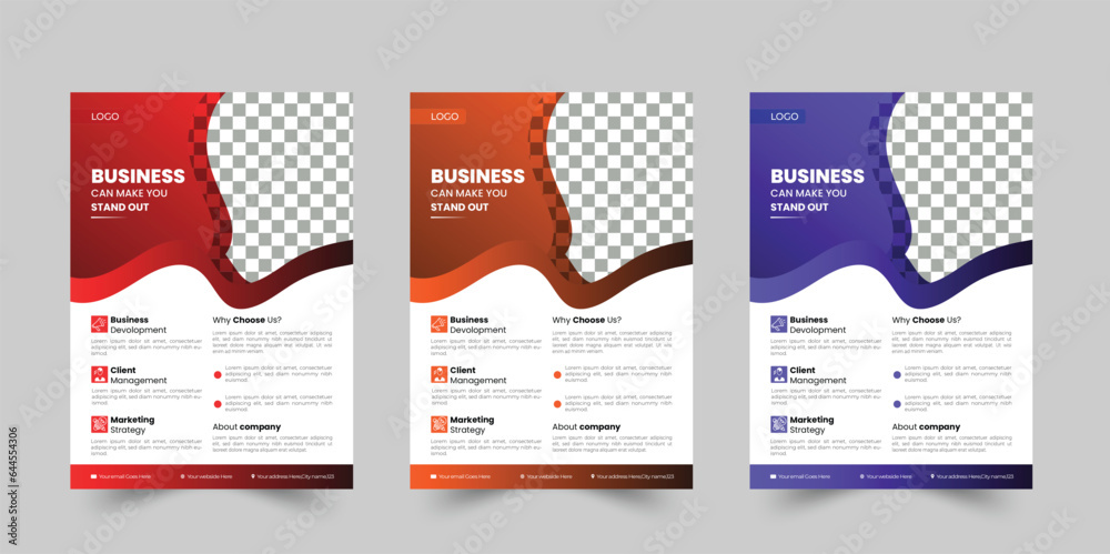 Perfect Corporate business flyer template.Creative professional business flyer template,Flyer design vector layout in A4 size.
