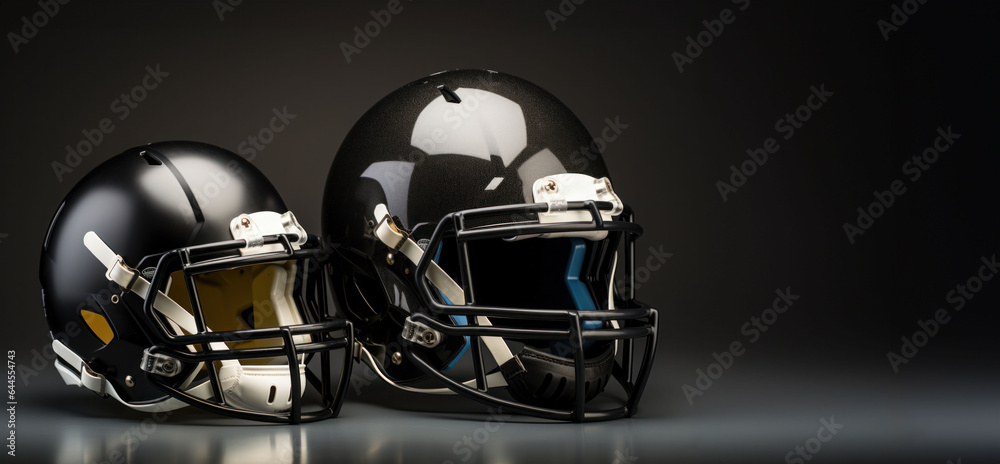 american football helmet on black background american football helmet on black background