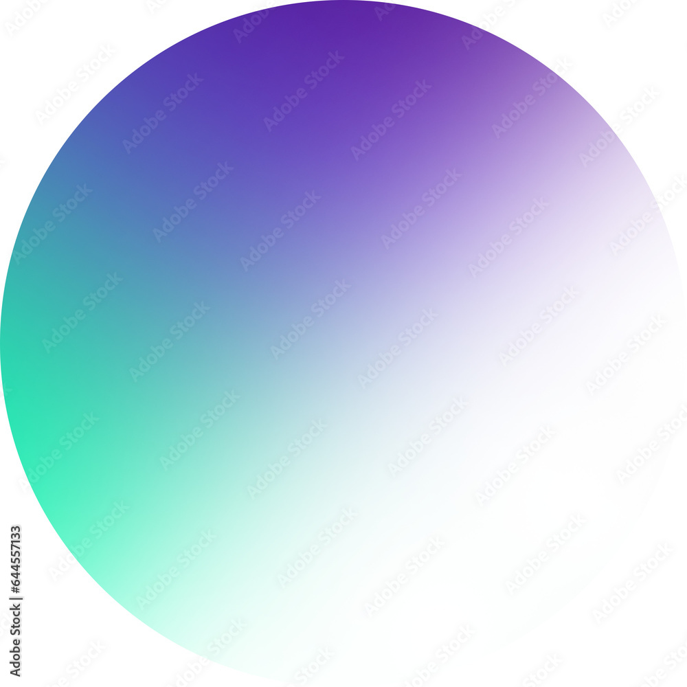 Geometric gradient faded PNG transparent background shape object