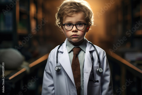 Little boy as a doctor. Gen...