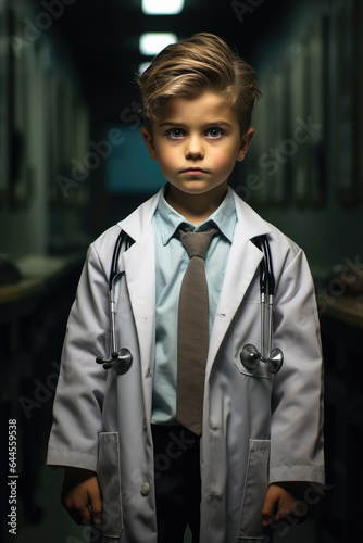 Little boy as a doctor. Gen...