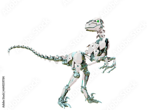 velociraptor robot pin up pose