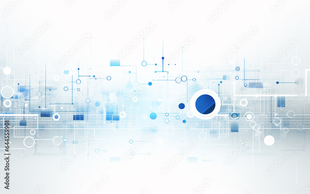 Obraz premium Abstract white background communication technology concept vector background