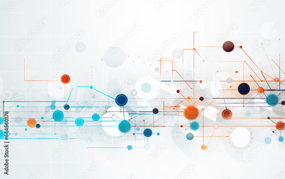 Abstract white background communication technology concept vector background Abstract white background communication technology concept vector background