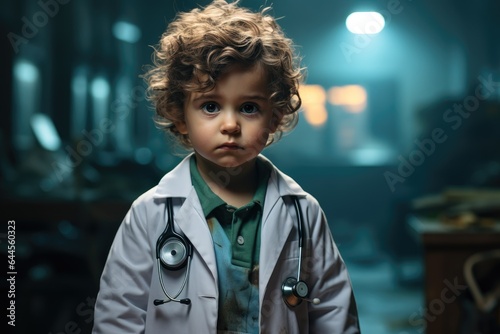 Little boy as a doctor. Gen...