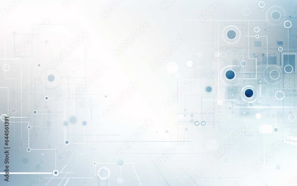 Fototapeta premium Abstract white background communication technology concept vector background