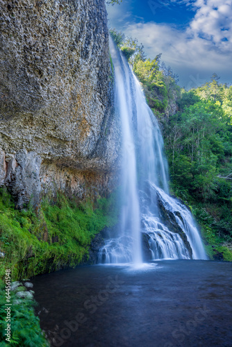 Waterfall Cascade de la Beaume near Agizoux  Haute-Loire  France