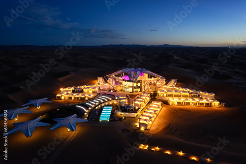 hotel in the sand